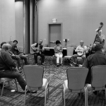 International jam at the Marriott at World of Bluegrass 2015 - photo © Tara Linhardt