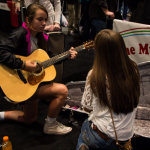 Jamming at The Murphy Method booth at World of Bluegrass 2015 - photo © Tara Linhardt
