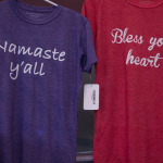 Southern themed shirts for sale at the 2015 Wide Open Bluegrass Festival - photo by Tara Linhardt