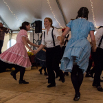 Cloggers doing a show at the 2015 Wide Open Bluegrass Festival - photo by Tara Linhardt