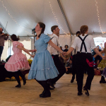 Cloggers doing a show at the 2015 Wide Open Bluegrass Festival - photo by Tara Linhardt