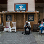 Get your picture taken on the front porch at the 2015 Wide Open Bluegrass Festival - photo by Tara Linhardt