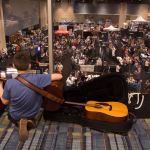 Exhibit hall during the 2015 Wide Open Bluegrass Festival - photo by Tara Linhardt