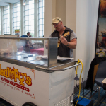 Ice cream with some jam at the 2015 Wide Open Bluegrass Festival - photo by Tara Linhardt