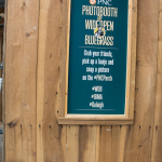The front porch photo booth at the 2015 Wide Open Bluegrass Festival - photo by Tara Linhardt