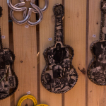 Instrument art at the 2015 Wide Open Bluegrass Festival - photo by Tara Linhardt