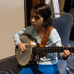 Old time jam at Wide Open Bluegrass 2015 - photo by Tara Linhardt