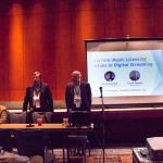 Copyright panel with David Oxenford and Coe Ramsey at World of Bluegrass 2016 - photo © Tara Linhardt