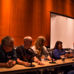 Traveling musician panel at World of Bluegrass 2016 - photo © Tara Linhardt