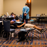 Free dental checkups at World of Bluegrass 2016 - photo by Tara Linhardt