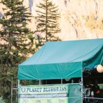 View of the Rocky Mountains from the 2013 Telluride Bluegrass Festival - photo © Jason Lombard