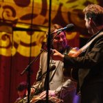 Jerry Douglas and Bryan Sutton at the 2013 Telluride Bluegrass Festival - photo © Jason Lombard