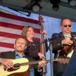 James King performing with Higher Vision at The Brown County Bluegrass Festival - photo courtesy of Carmen Dills