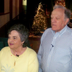 Don and Linda Culley, Steve\'s parents, on the set of Christmas: The Mountain Way (June 2012) - photo by Penni McDaniel