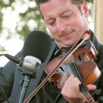 Jason Carter with Travelin' McCourys at Cumberland Park (9/23/12) - photo by Woody Edwards