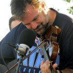 Steve Thomas with Travelin' McCourys at Cumberland Park (9/23/12) - photo by Woody Edwards