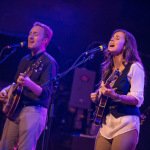 Justin Moses and Sierra Hull at the 2015 World of Bluegrass - photo © Todd Powers-1-76