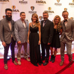 Mountain Faith on the red carpet at the 2015 IBMA Awards Show - photo © Todd Powers