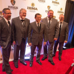 Balsam Range on the red carpet at the 2015 IBMA Awards Show - photo © Todd Powers
