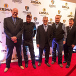 Lonesome River Band on the red carpet at the 2015 IBMA Awards Show - photo © Todd Powers