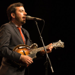 Mike Guggino with Steep Canyon Rangers at Wide Open Bluegrass 2015 - photo © Todd Powers