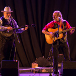Joe Newberry and Carter at Wide Open Bluegrass 2015 - photo © Todd Powers