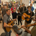 Impromptu jam at Wide Open Bluegrass 2015 - photo © Todd Powers