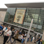 Front entrance of the Raleigh Convention Center at Wide Open Bluegrass 2015 - photo © Todd Powers