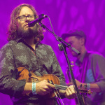 Jeremy Garrett with Infamous Stringdusters at Wide Open Bluegrass 2015 - photo © Todd Powers