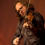 Jeremy Garrett with Infamous Stringdusters at Wide Open Bluegrass 2015 - photo © Todd Powers