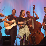 Sierra Hull with Infamous Stringdusters at Wide Open Bluegrass 2015 - photo © Todd Powers