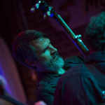 Pete Sharpe with The Railsplitters showcasing at World of Bluegrass 2015 - photo © Todd Powers