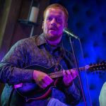 Jesse Smathers with Lonesome River Band showcasing at World of Bluegrass 2015 - photo © Todd Powers