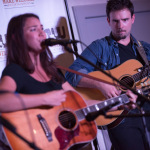 Christine Smedley and Skip Cherryholmes showcasing at World of Bluegrass 2015 - photo © Todd Powers