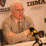 Steve Martin press conference at World of Bluegrass 2015 - photo © Todd Powers