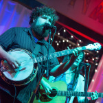 Dusty Rider with The Railsplitters showcasing at World of Bluegrass 2015 - photo © Todd Powers