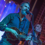 Pete Sharpe and Leslie Ziegler with The Railsplitters showcasing at World of Bluegrass 2015 - photo © Todd Powers