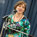 Lisa Bushman at the Songwriter Showcase at World of Bluegrass 2015 - photo © Todd Powers