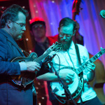 Billy Bright and Trevor Smith with Wood & Wire showcasing at World of Bluegrass 2015 - photo © Todd Powers