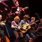 Sam Bush with Steep Canyon Rangers at 2014 Wide Open Bluegrass - photo © Todd Powers