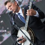 Eric Gibson with The Gibson Brothers at the 2014 Wide Open Bluegrass Festival in Raleigh, NC - photo ©Todd Powers