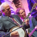 Pete Wernick and Nick Forster with Hot Rize at the 2014 Wide Open Bluegrass Festival in Raleigh, NC - photo ©Todd Powers