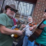 Jamming at the 2014 Wide Open Bluegrass Festival in Raleigh, NC - photo ©Todd Powers