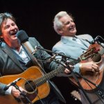 Ronnie Bowman and Del McCoury at the 2014 Wide Open Bluegrass Festival in Raleigh, NC - photo ©Todd Powers