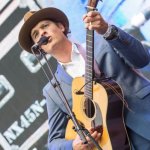 Woody Platt with Steep Canyon Rangers at the 2014 Wide Open Bluegrass Festival in Raleigh, NC - photo ©Todd Powers