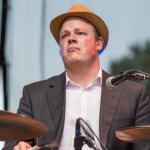 Mike Ashworth with Steep Canyon Rangers at the 2014 Wide Open Bluegrass Festival in Raleigh, NC - photo ©Todd Powers