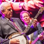 Pete Wernick and Nick Forster with Hot Rize at the 2014 Wide Open Bluegrass Festival in Raleigh, NC - photo ©Todd Powers