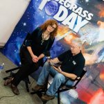 Becky Buller and John Lawless at World of Bluegrass 2014 (10/2/14) - photo by Todd Powers