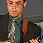 Jesse Langlais with Town Mountain in Norfolk, VA (4/26/12) - photo by Woody Edwards