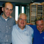 Eddie Stubbs, Gary Henderson and Dick Spottswood at WAMU